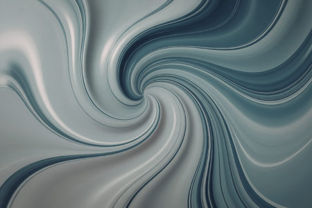an ethereal pattern of soft, flowing swirlsの写真素材