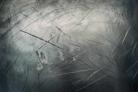 a textured silver backgroundの写真素材