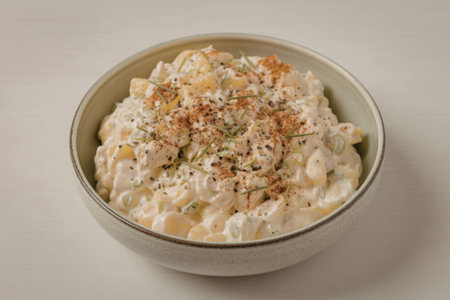 A creamy potato saladの写真素材