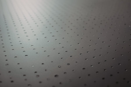 a smooth, gradient gray surfaceの写真素材