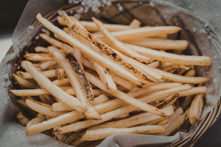 a basket of straw fries