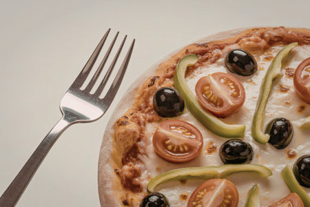 a freshly baked pizza