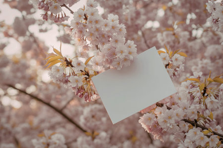 delicate pink cherry blossoms in full bloom