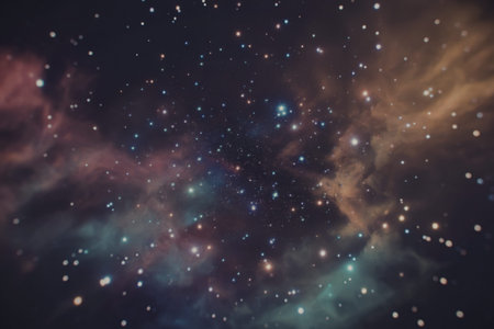 star field with thousands of luminous points