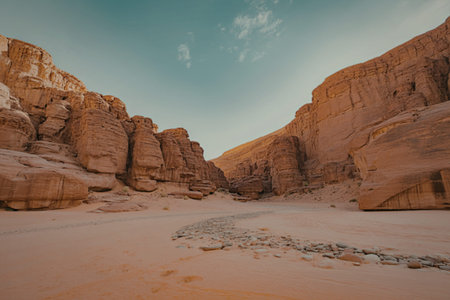 A breathtaking photograph of a vast desert canyon