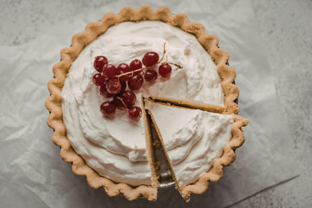 A photo of a prepared curd semolina pie