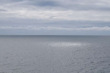 Black sea. Beautiful seascape. The photo was taken in the spring in the resort town of Anapa.の写真素材