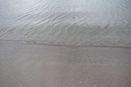 Black sea. Beautiful seascape. The photo was taken in the spring in the resort town of Anapa.の写真素材