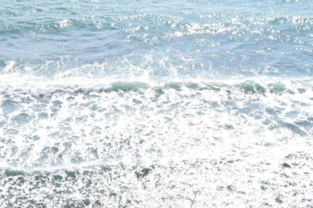 Black sea. Beautiful seascape. The photo was taken in the spring in the resort town of Anapa.の写真素材