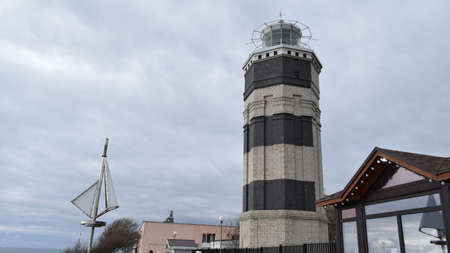 Anapa lighthouse. Anapa is a resort town. Krasnodar region. Russia.の写真素材