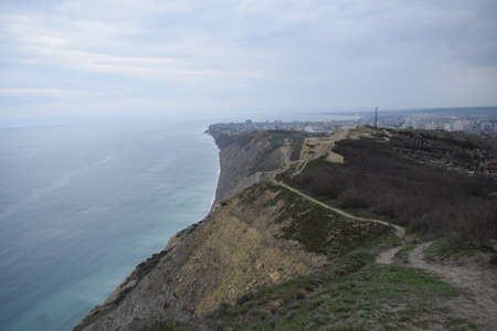 Types of the Black Sea. The outskirts of Anapa. City view.の写真素材