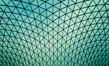 British Museum crystal roofの写真素材