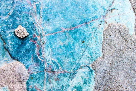 Concrete and Gravel in a Blue Backgroundの写真素材