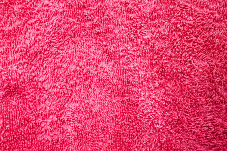 Towel Texture in Redの写真素材