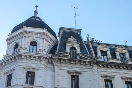 Building Facade with Windowsの写真素材