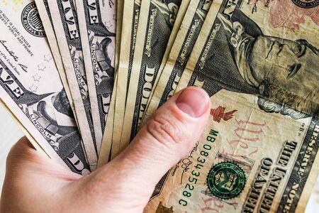 Dollar Handの写真素材