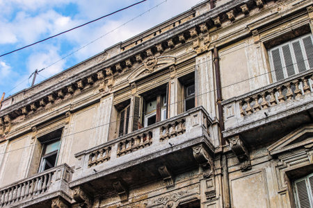 Vintage Building background.の写真素材