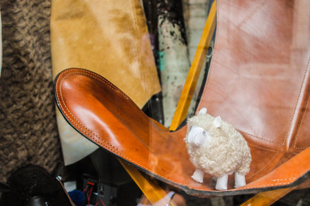 Leather Chair Detailの写真素材