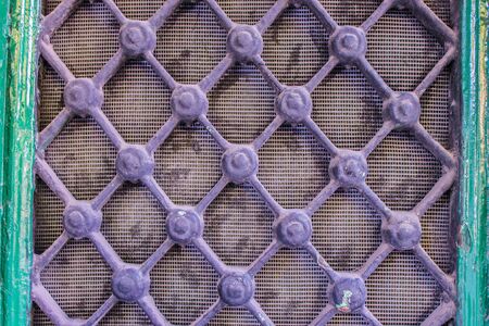 Grille Iron Fence Detailの写真素材