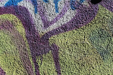 Graffitti Wall Detailの写真素材