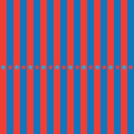 Independence Day Holiday striped background. American flag red and blue color. Design for Holiday Independence Day, Veteran Day, Election day. Vector Illustrationのイラスト素材