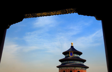 the temple of heavenの写真素材