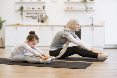 Motherhood and sporty lifestyle concept.