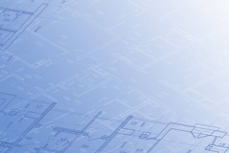 Background of architectural drawingの写真素材