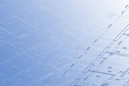 Background of architectural drawingの写真素材