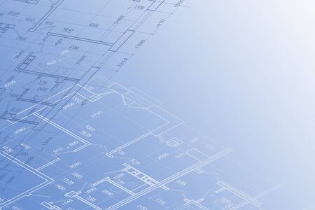 Background of architectural drawingの写真素材