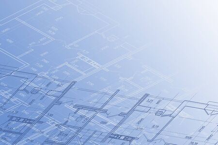 Background of architectural drawingの写真素材