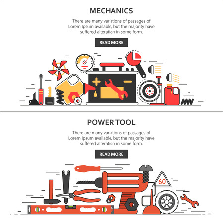 bannersのイラスト素材