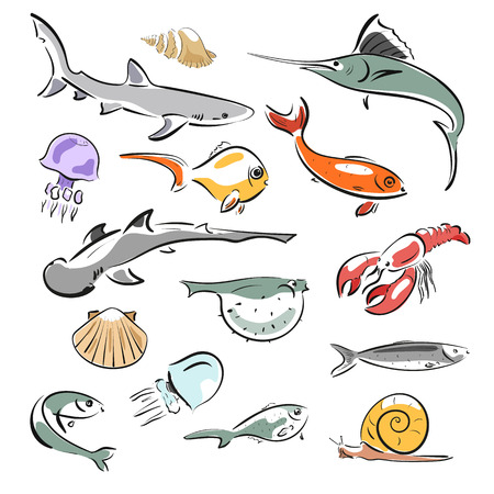 fishのイラスト素材