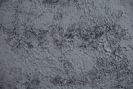 Wall with grey rough plaster. Loft-style background.の写真素材