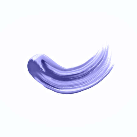 Smear of blue acrylic paint.の写真素材