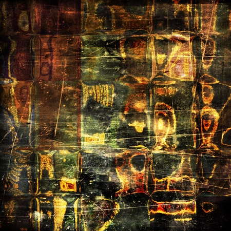 art abstract rainbow pattern backgroundの写真素材