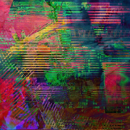 art abstract rainbow pattern backgroundの写真素材