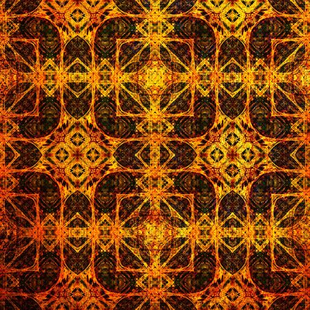 art vintage grunge background with damask  patterns の写真素材