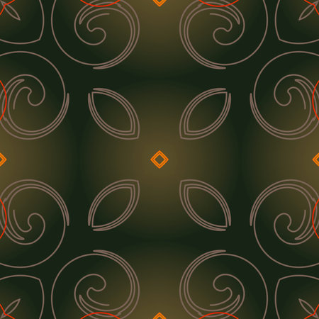 art vintage geometric ornamental pattern