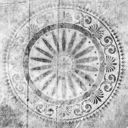 art vintage grunge background with damask  patterns の写真素材