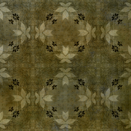 art vintage grunge background with damask  patterns の写真素材