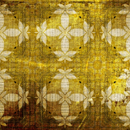 art vintage grunge background with damask  patterns の写真素材