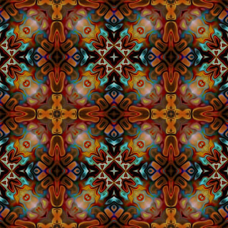 art vintage damask seamless pattern background 