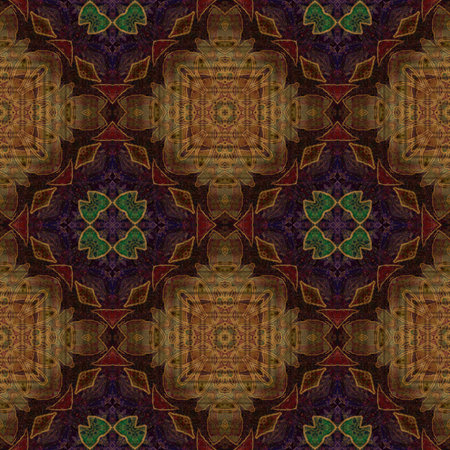 art vintage damask seamless pattern background 