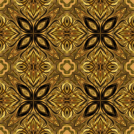 art vintage damask seamless pattern background の写真素材