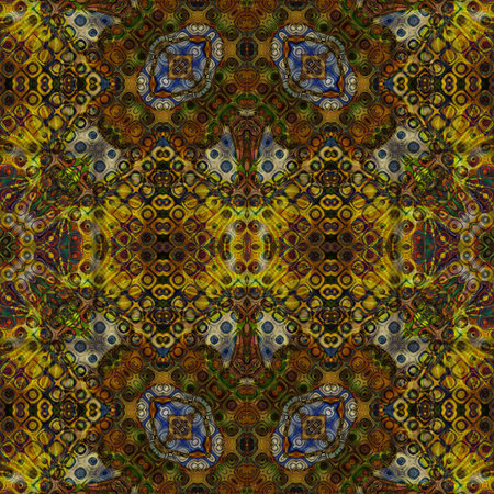 art vintage damask seamless pattern background 