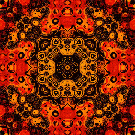 art colorful ornamental vintage pattern