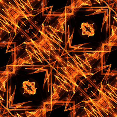 art vintage fiery geometric ornamental patternの写真素材