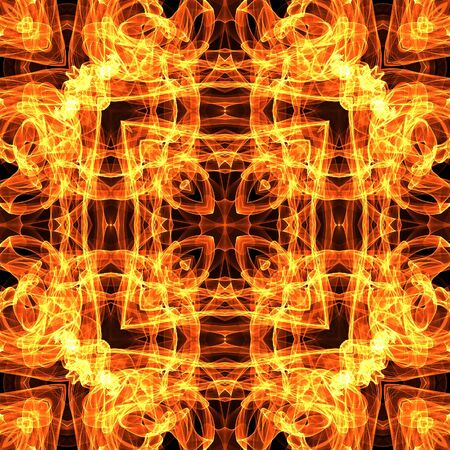 art vintage fiery geometric ornamental patternの写真素材