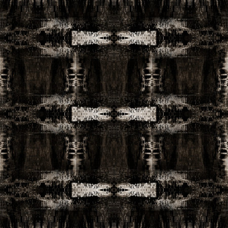 art colorful ornamental vintage seamless pattern in black and white